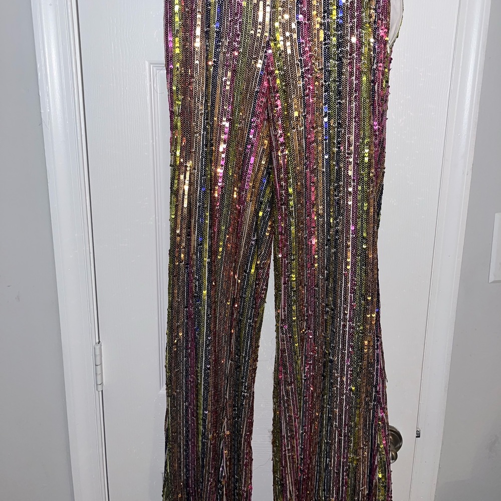 Boohoo sequin pants